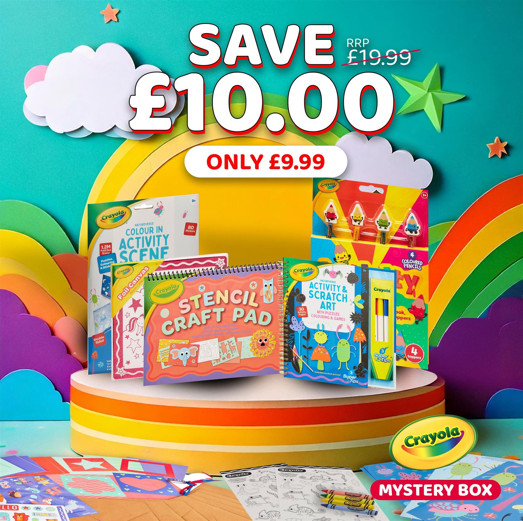 Crayola Mystery Craft Box - 5 pieces