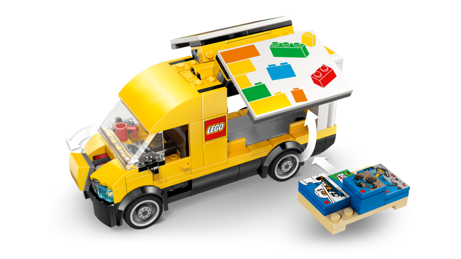LEGO City: The LEGO Van Toy with 2 Minifigures 60500