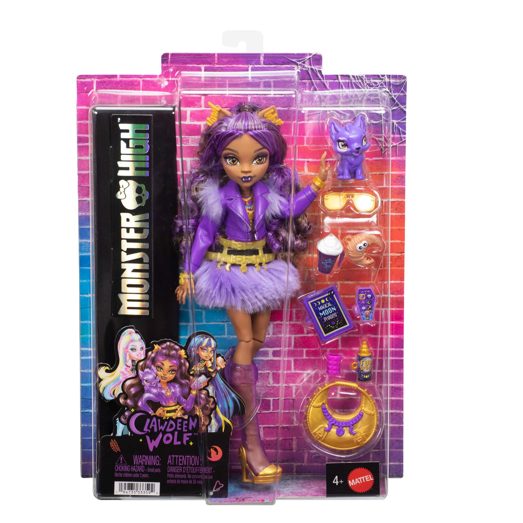 Monster High Fashion Doll - Clawdeen Wolf