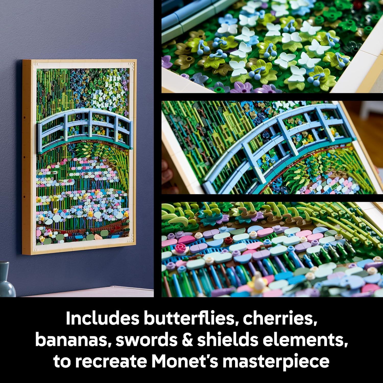 LEGO Art Claude Monet – Bridge over a Pond of Water Lilies 31220