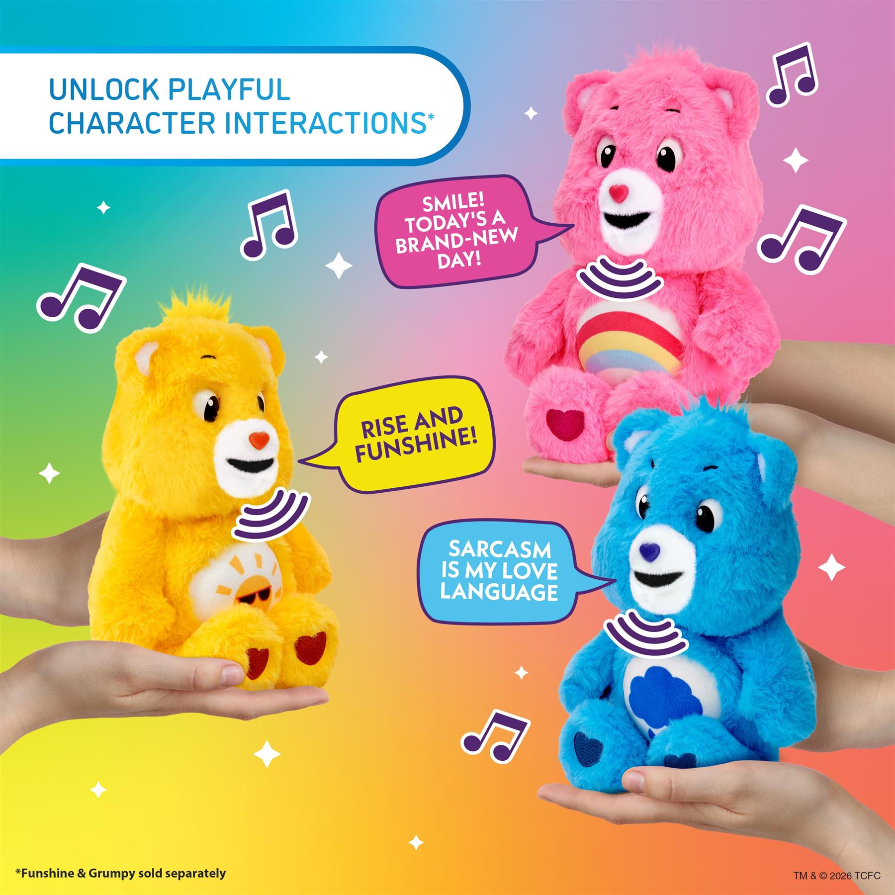Care Bears Cheer Palm Puppetronic Plush