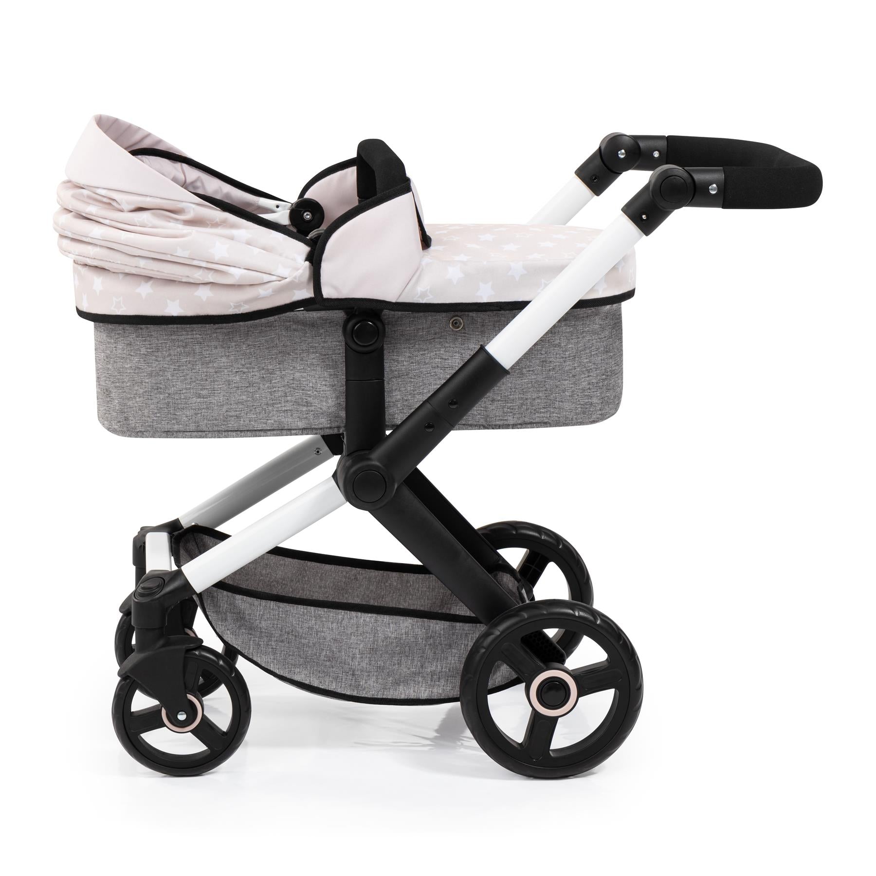 Bayer Doll Pram Xeo - White Grey
