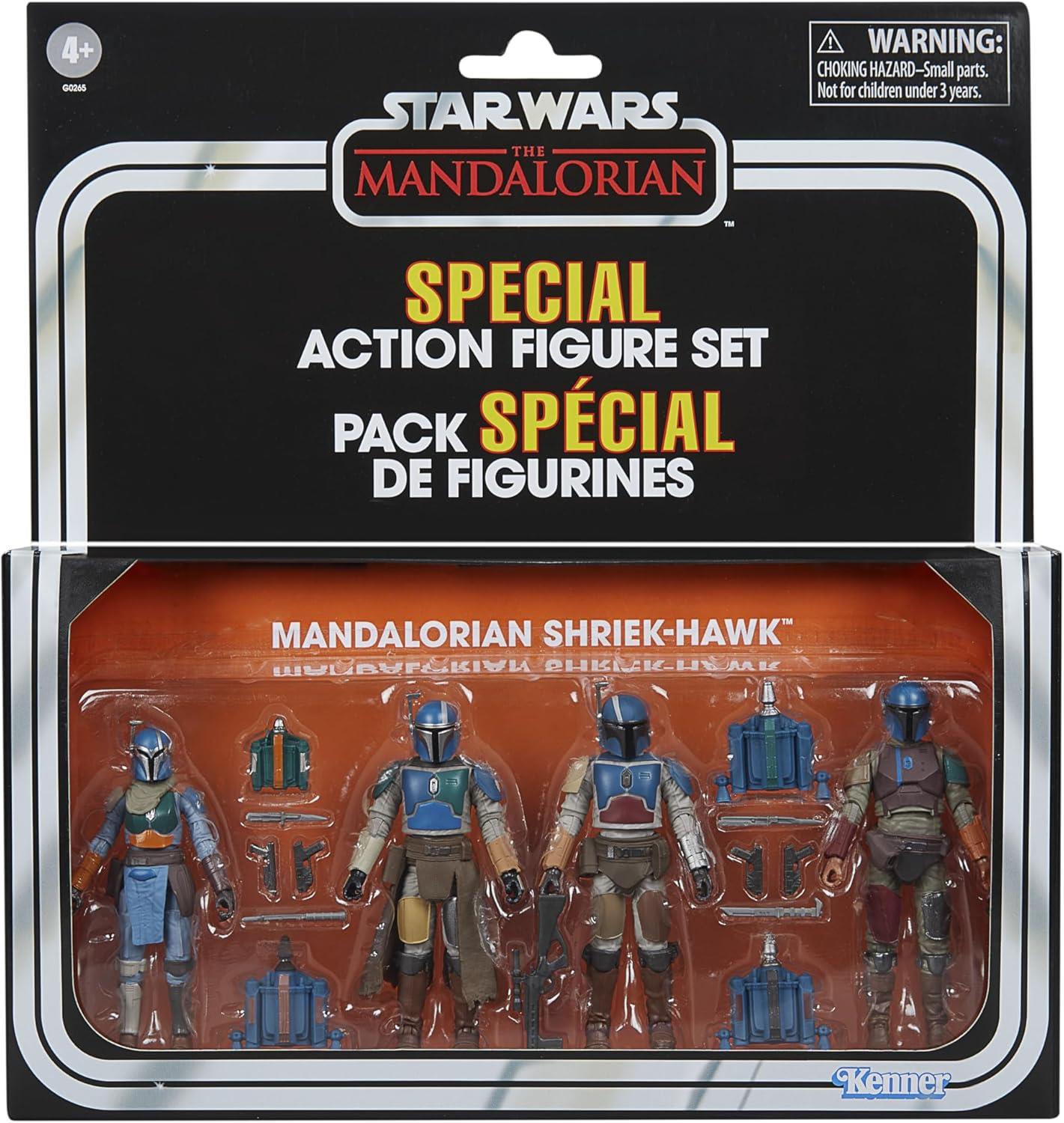Star Wars The Vintage Collection Mandalorian 4 Pack Set - Shriek-Hawk
