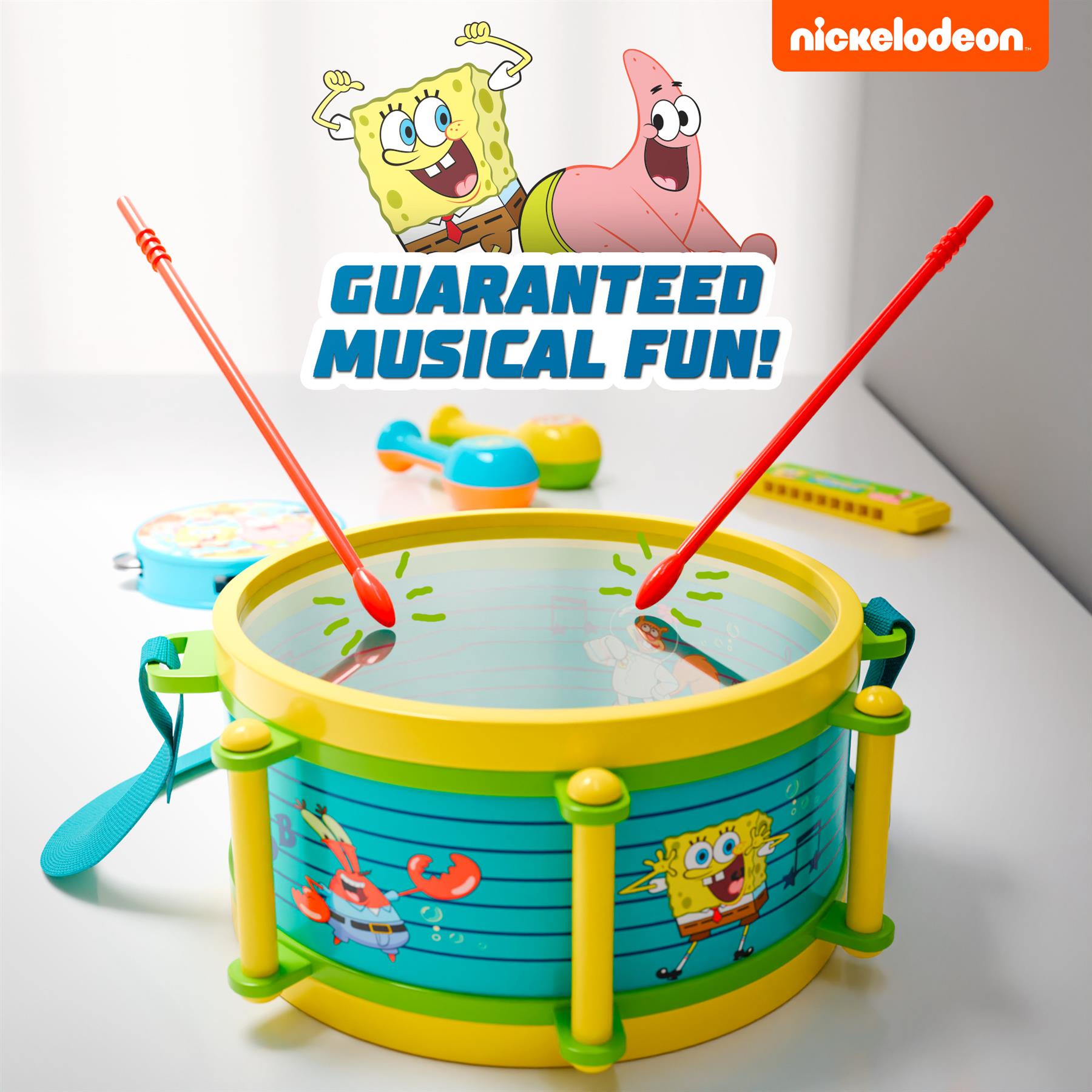 Spongebob 7 Piece Band Drums