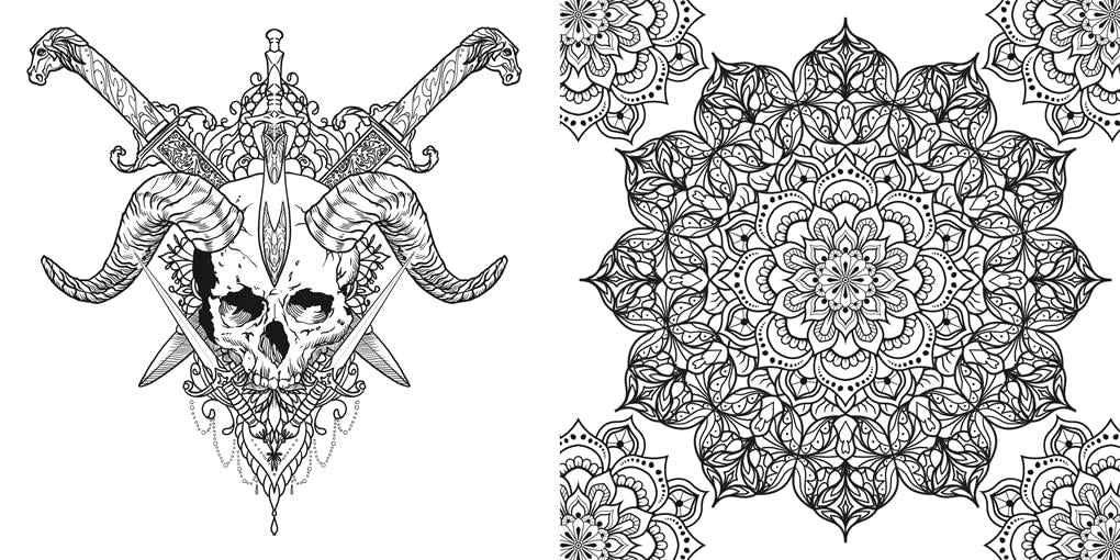 Tattoo Colouring Book