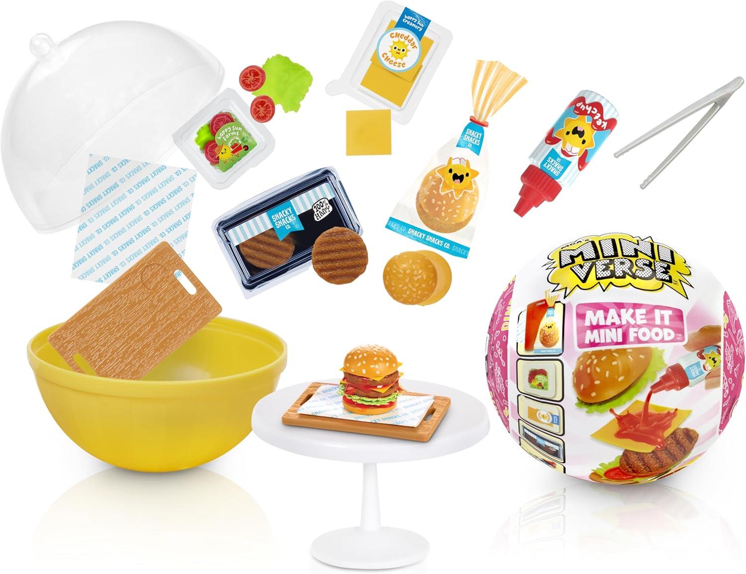 MGA's Miniverse Make It Mini Foods - Diner Series Burger
