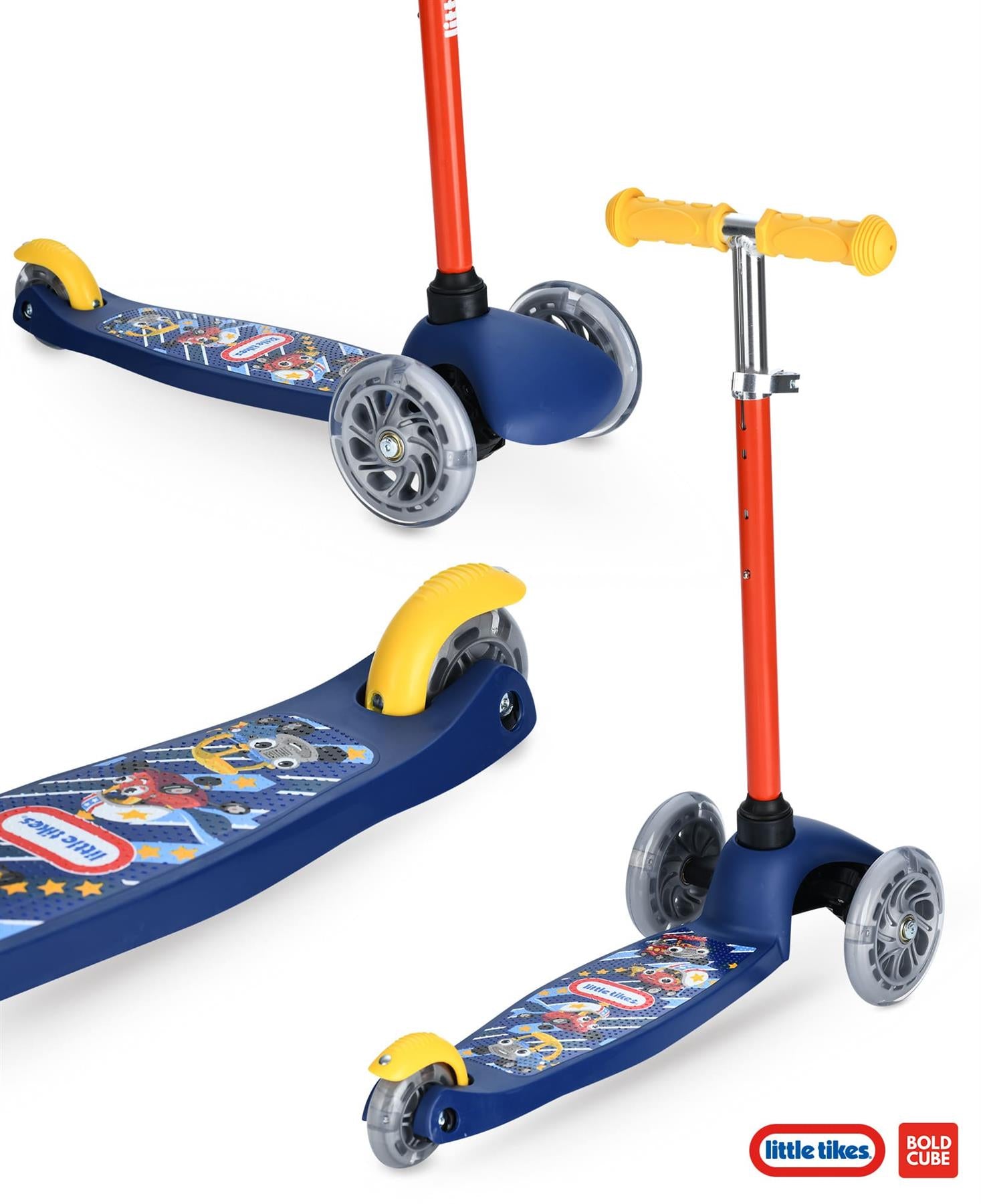 Little Tikes Kids 3 Wheel Scooter - Red
