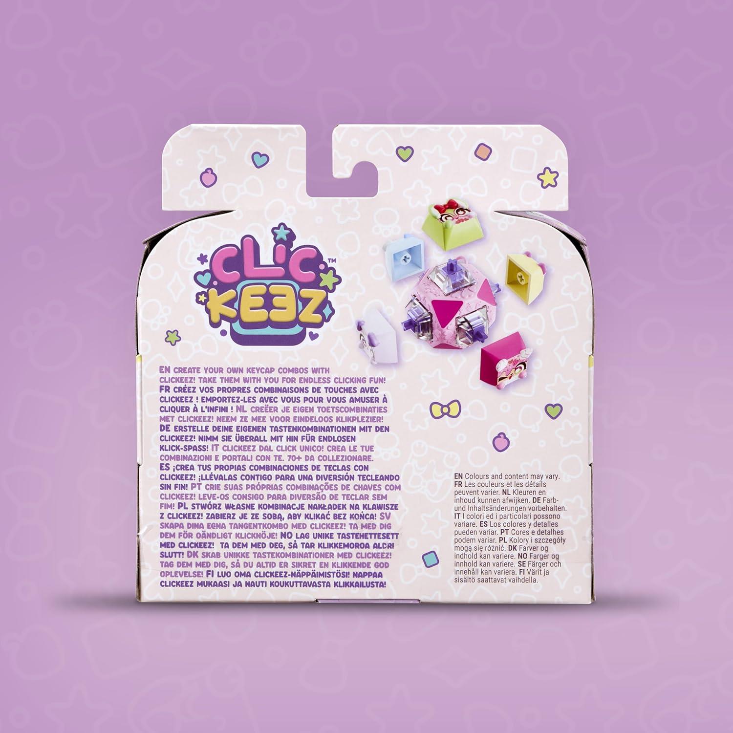 Clickeez Deluxe Keychain - Fidget Cube