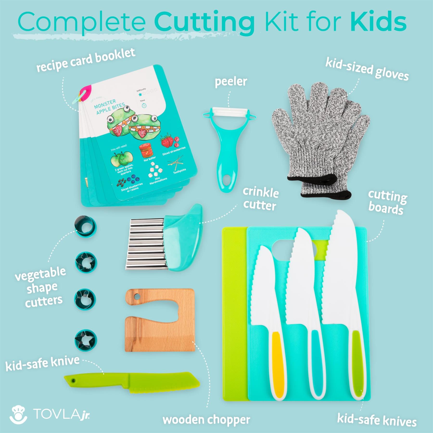 Tovla Jr. Montessori Complete Cutting Kit