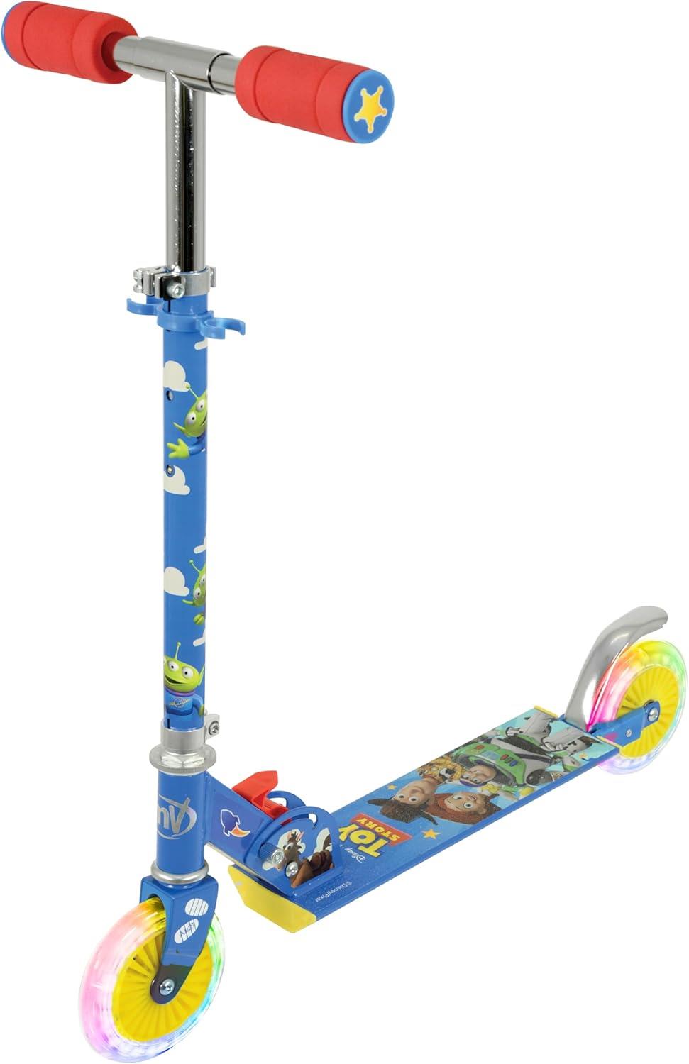 Toy Story Folding Inline Scooter with Light Up Wheels