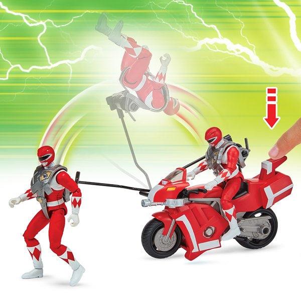 Mighty Morphin Power Rangers Battle Bike with Red Ranger