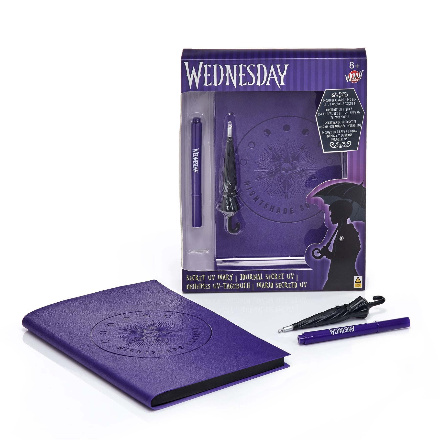 Wednesday Nightshade Society Secret Reveal Journal
