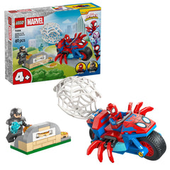 LEGO Marvel Spidey on his Motorcycle vs. Rhino 11206