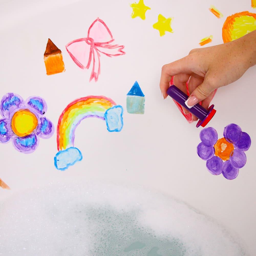 Zimpli Baff - Bath Paints Activity Set and Colouring Book