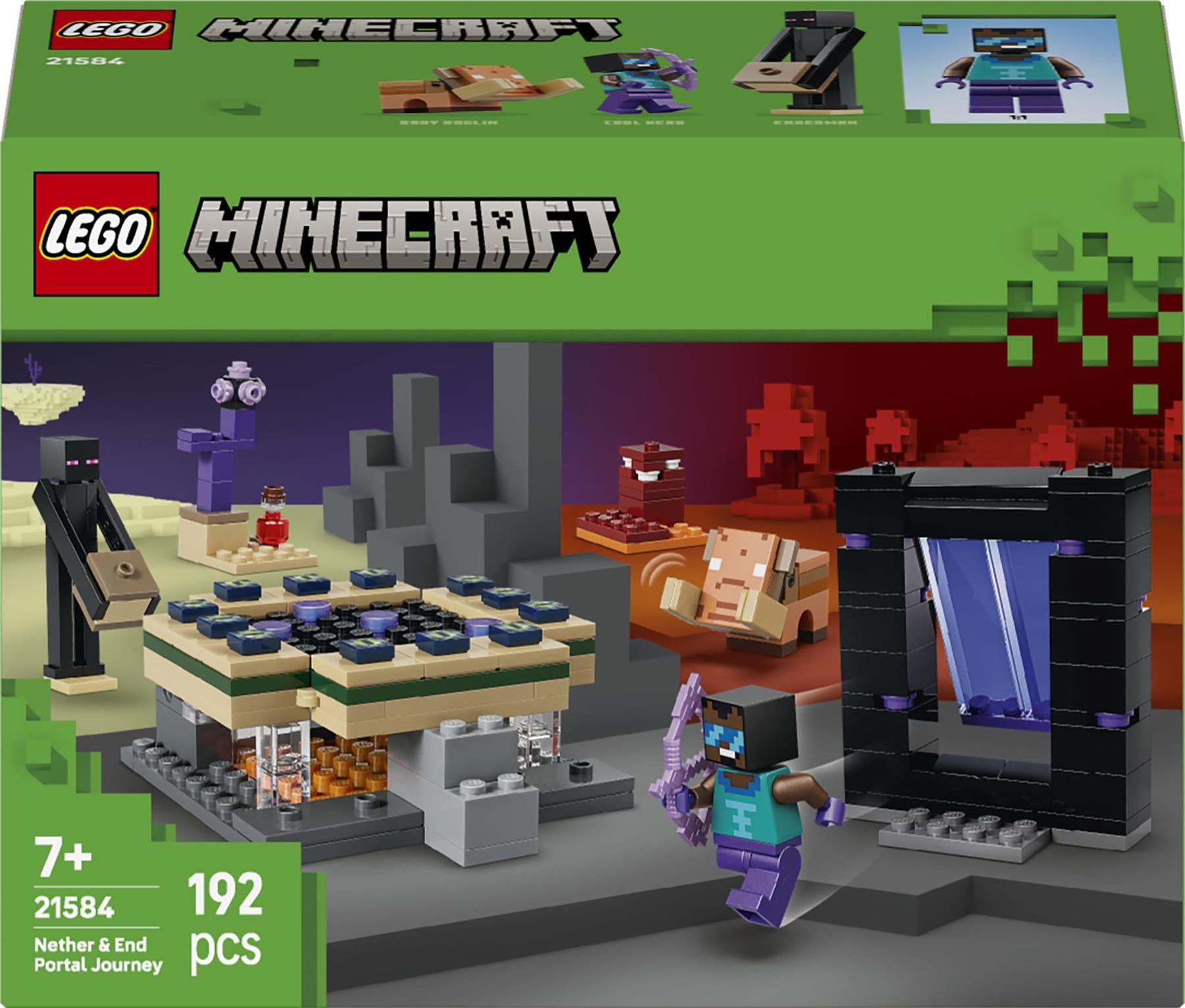 LEGO Minecraft Nether & End Portal Journey 21584