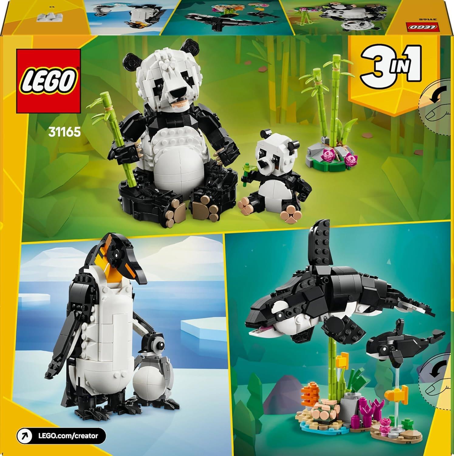 LEGO Creator 3-in-1 Wild Animals Panda Family 31165