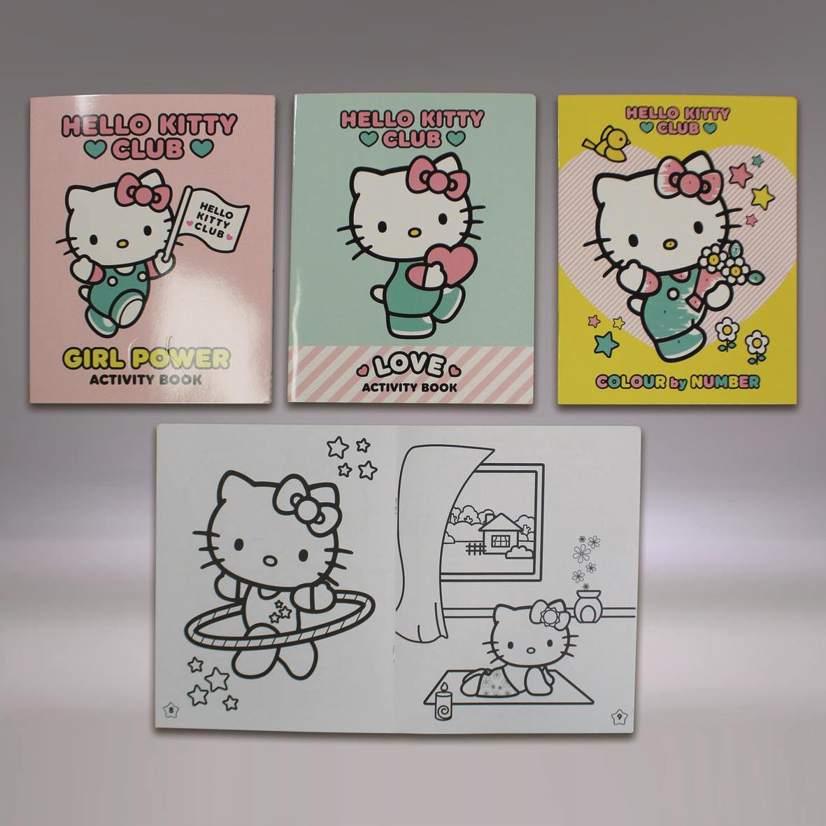 Hello Kitty Tin of Colouring Books & Stickers