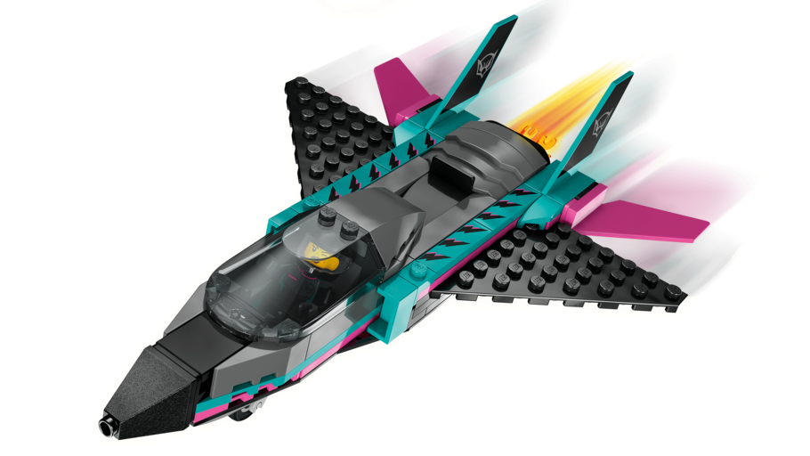LEGO City Jet vs Car Toy Vehicle Model Kit 60489