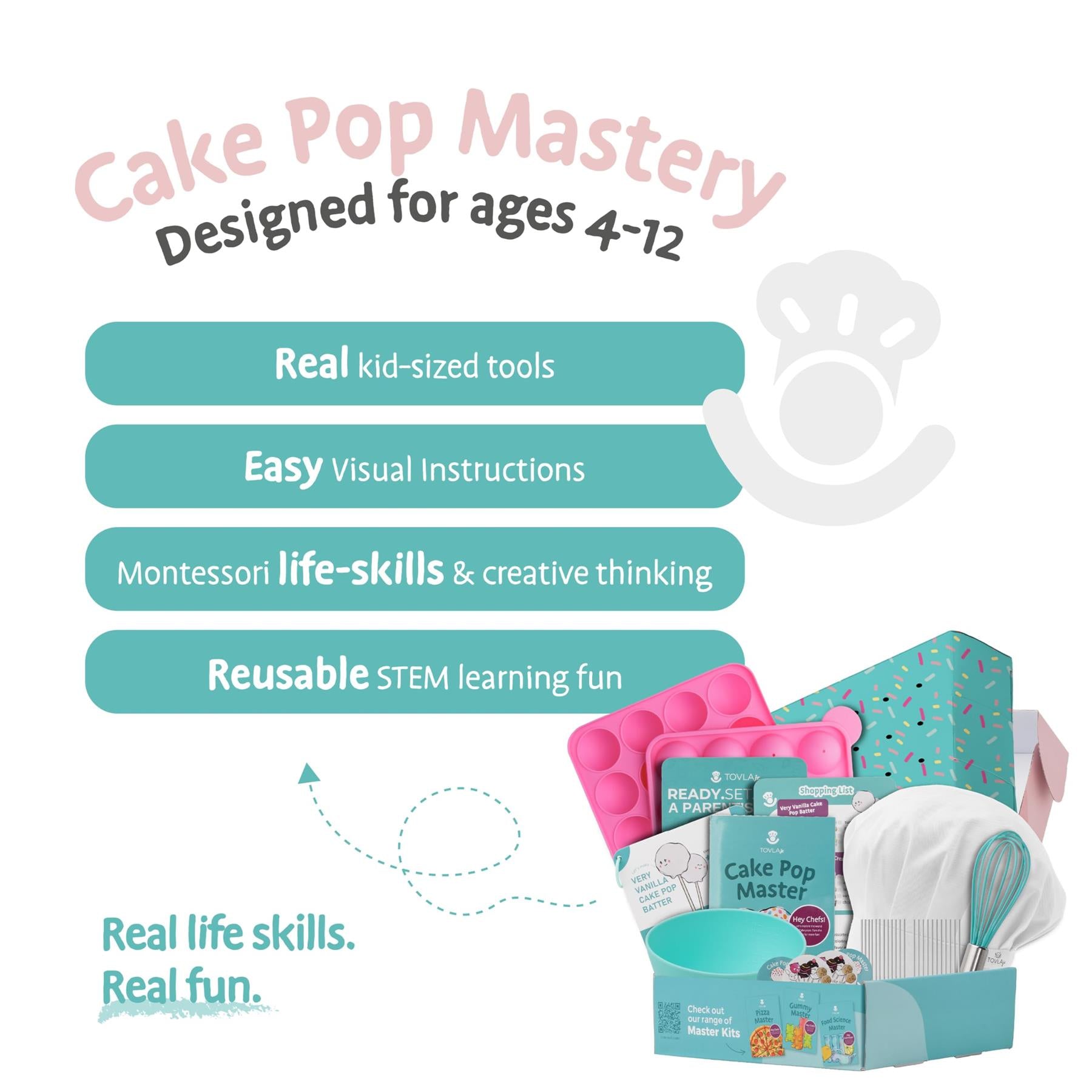 Tovla Jr. Montessori Ultimate Cake Pop Making Kit