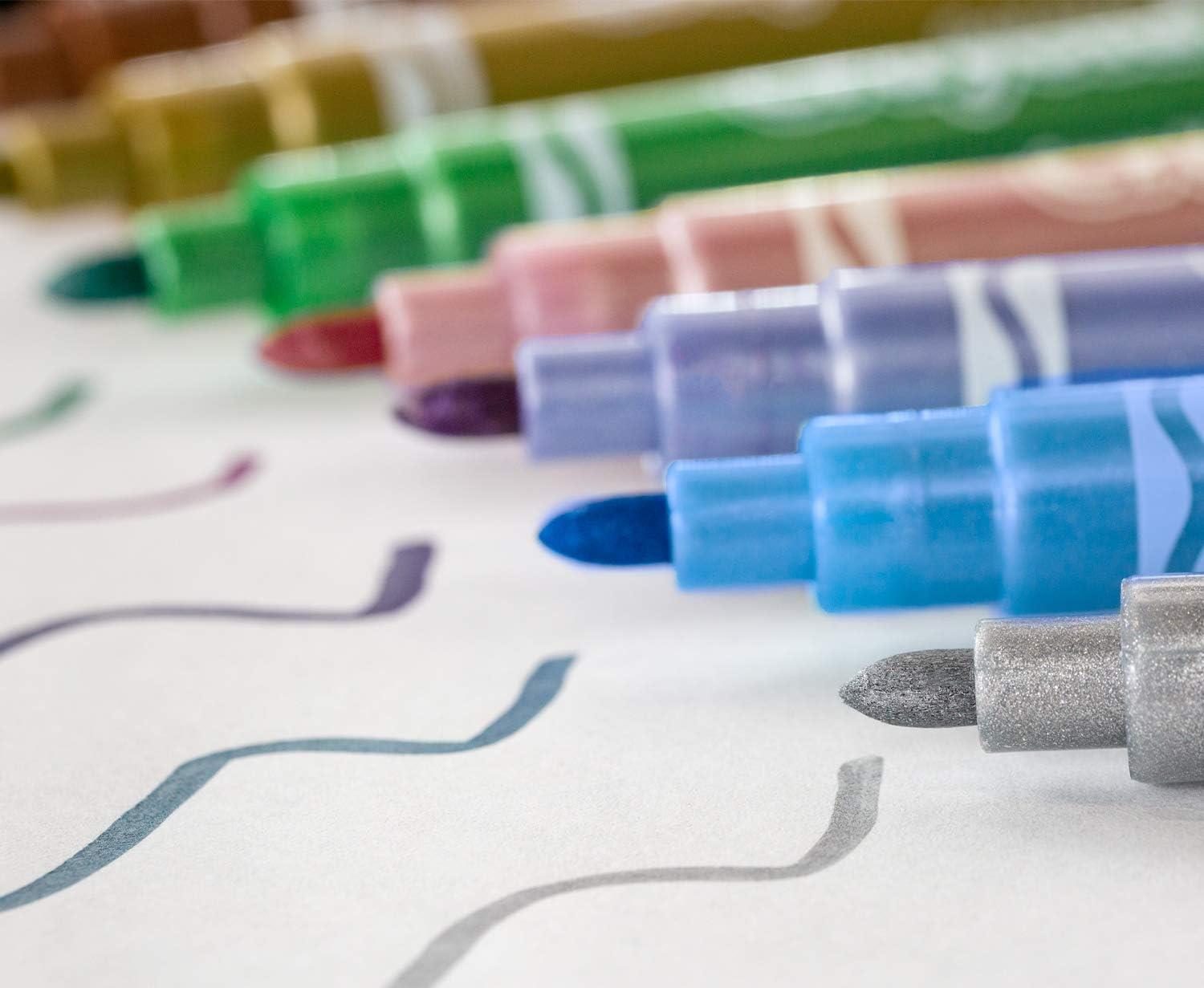 Crayola 6 Assorted Metallic Markers