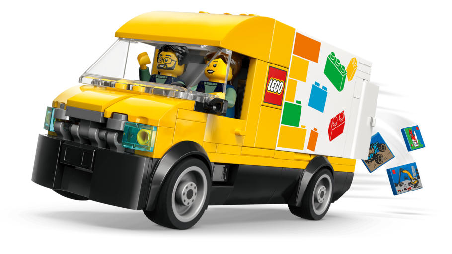 LEGO City: The LEGO Van Toy with 2 Minifigures 60500