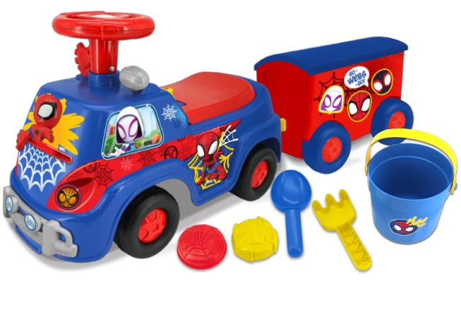 Spidey and His Amazing Friends Lights 'n' Sounds Ride On with Trailer