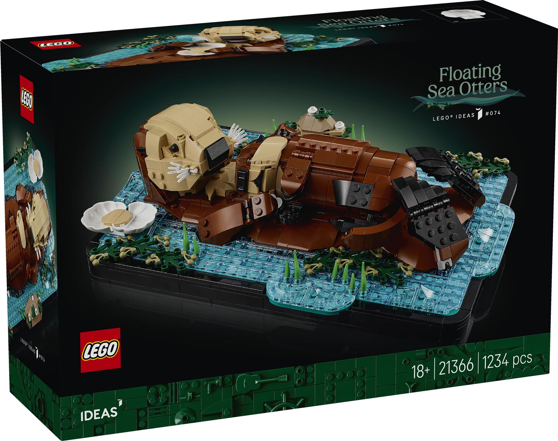 LEGO Ideas Floating Sea Otters 21366