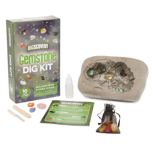 Digscovery 10-piece Gem Dig Kit with Accessories