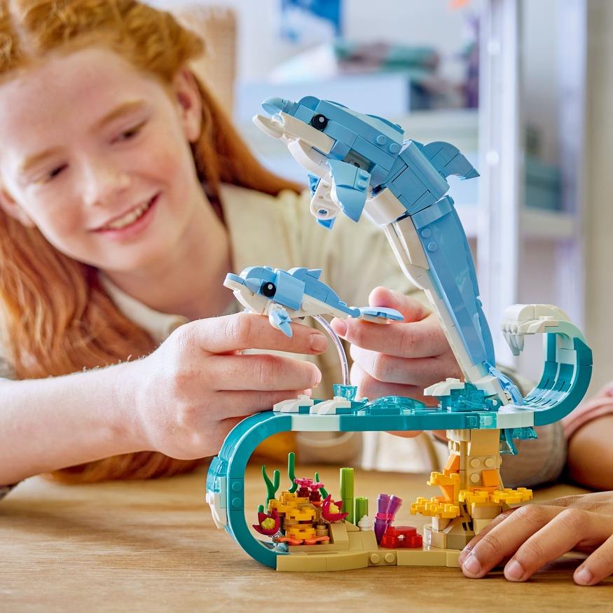 LEGO Creator 3in1 Sea Animals Beautiful Dolphins 31385