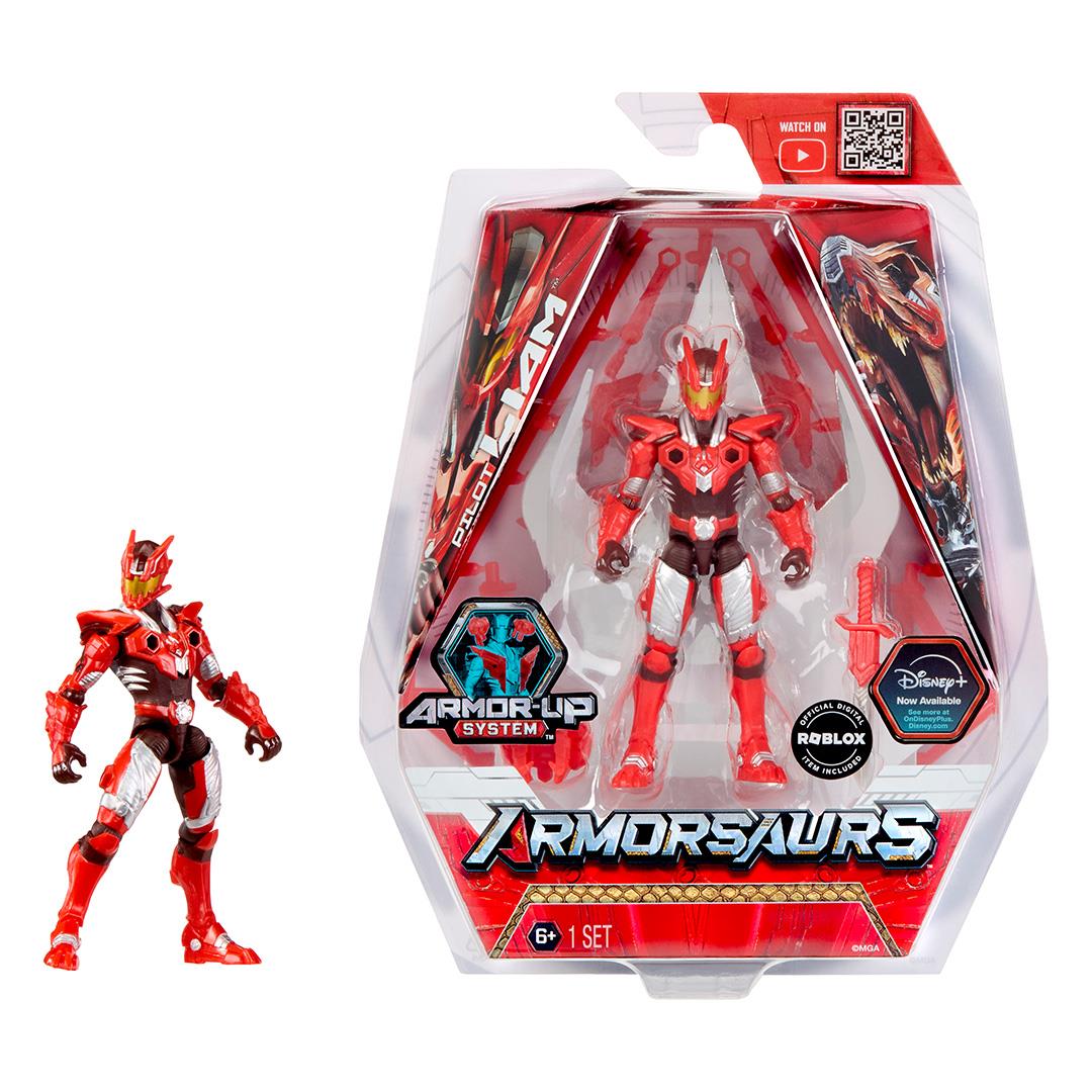Armorsaurs 3.75 Inch Figure- T-Rex Pilot - Liam Roberts