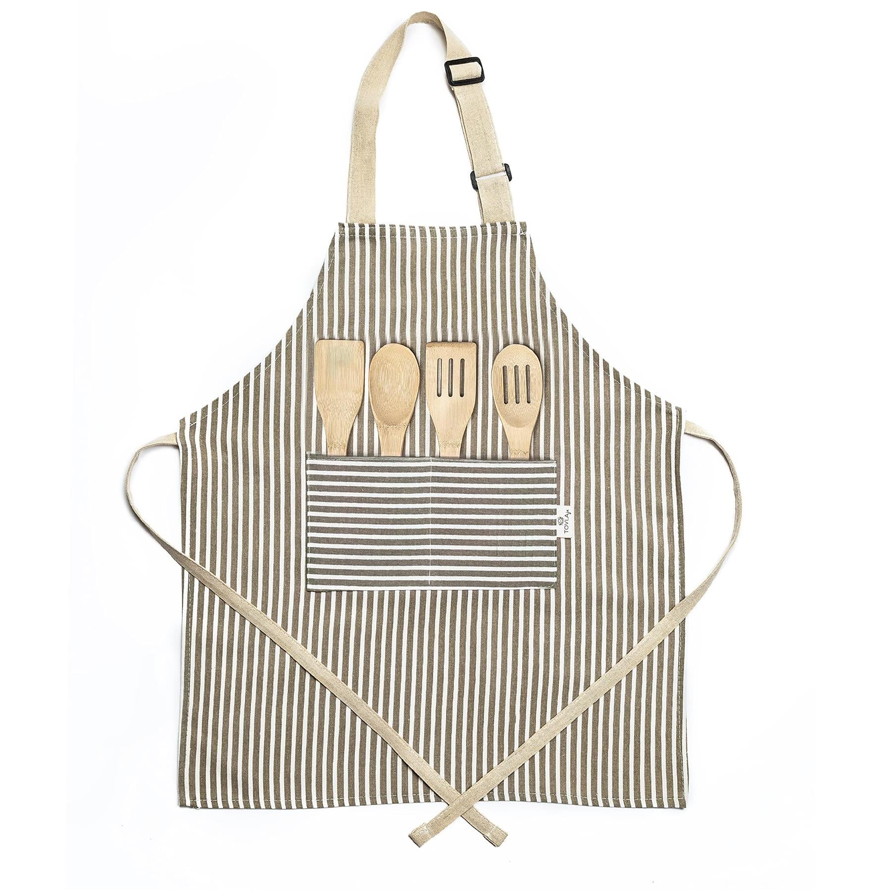Tovla Jr. Montessori My First Cookbook, Apron & Hat Set