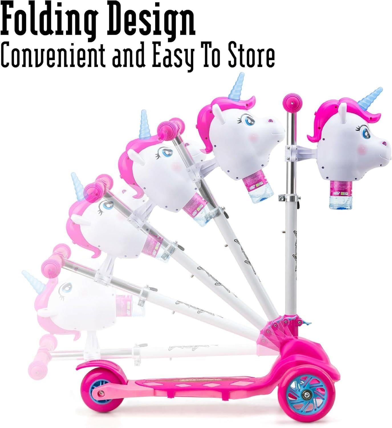 Xootz Bubble Go Unicorn Scooter - Pink