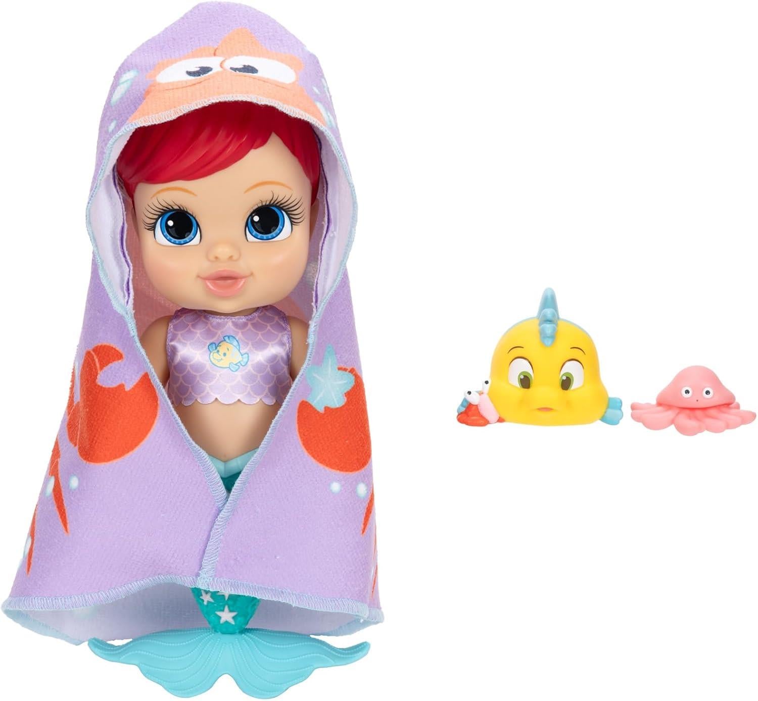 Disney Princess 30cm Bath Time Doll - Ariel