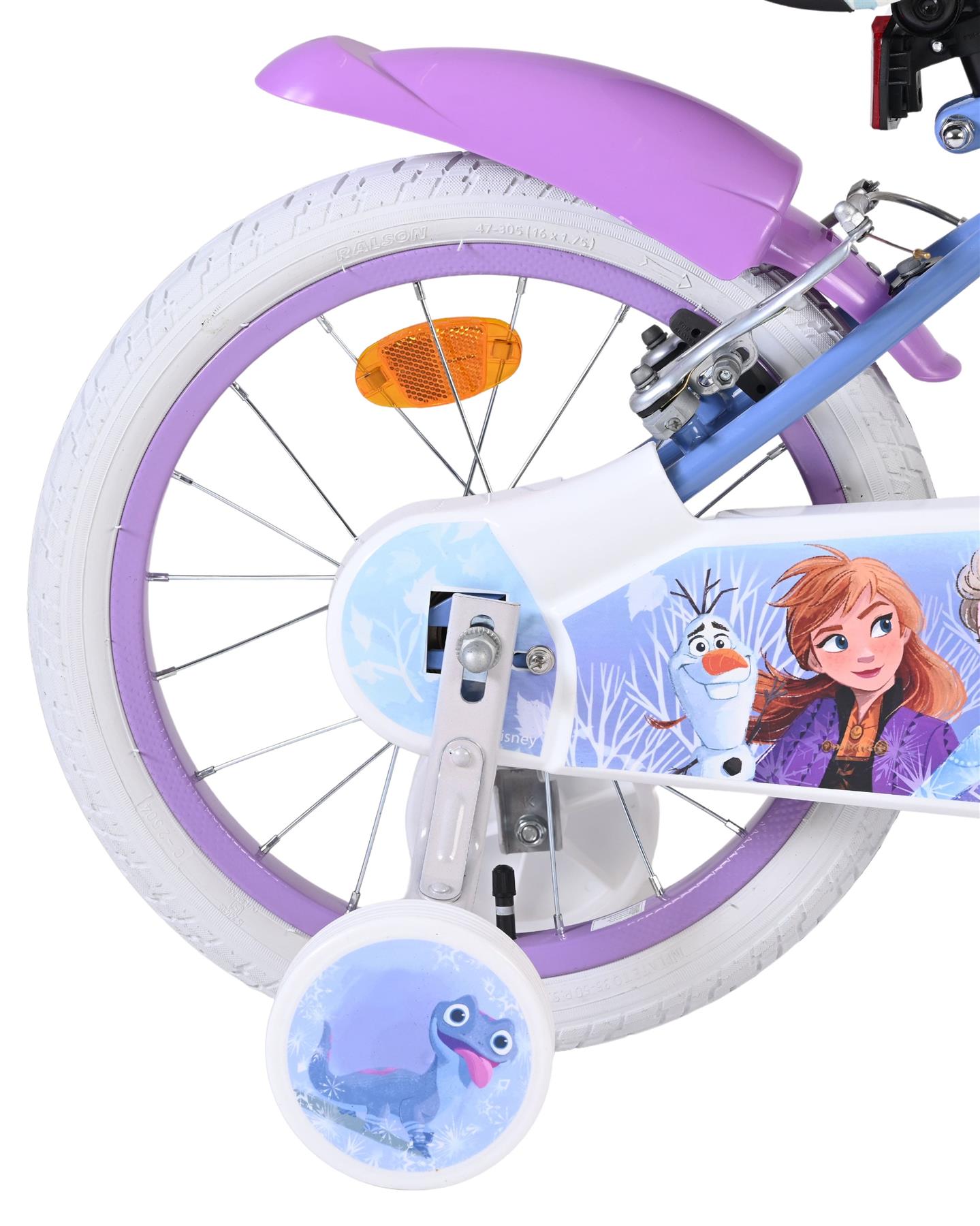 Disney Frozen 2 Children's 16 Inch Bike - Blue/Purple