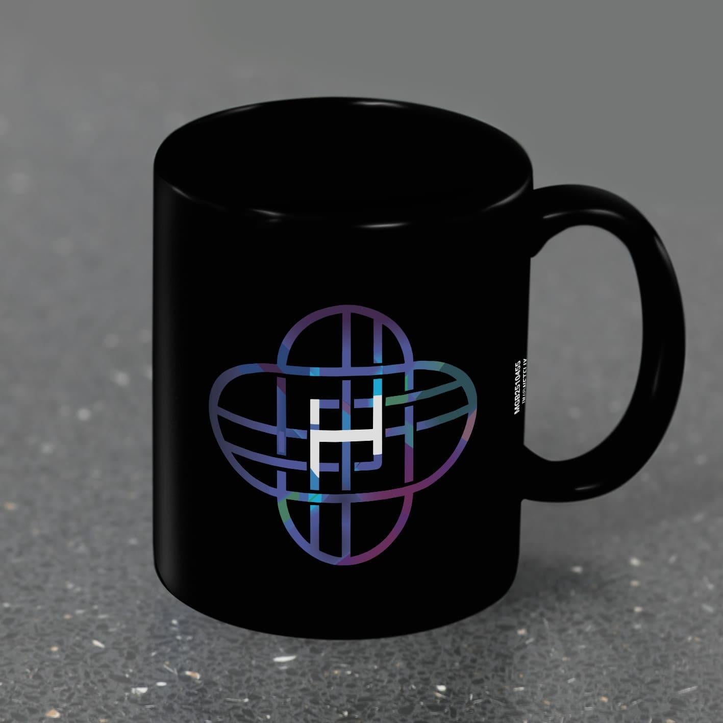 K-POP Demon Hunters Huntrix Logo Black Pod Mug
