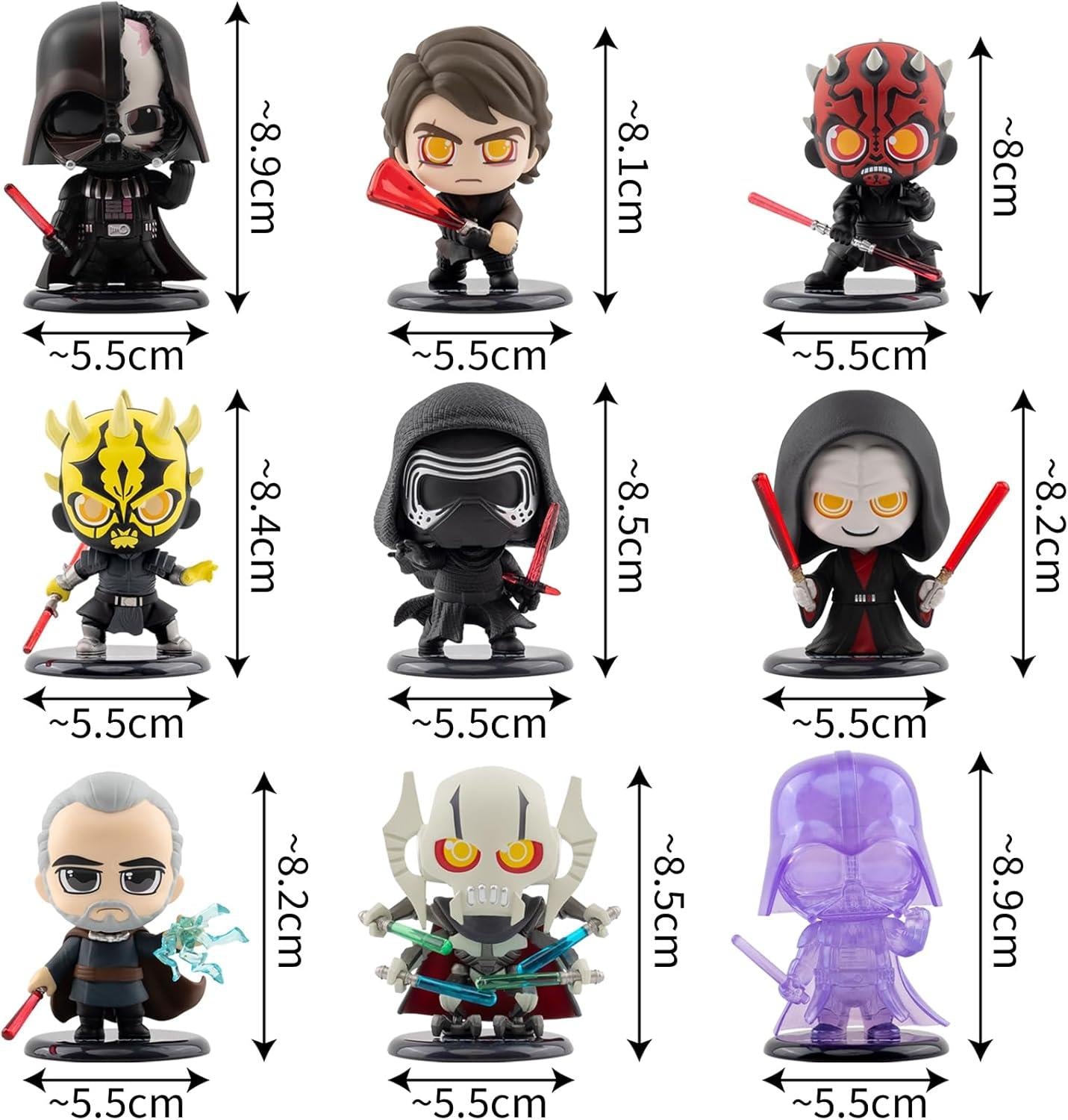 YuMe Star Wars Cosbi Figurines Dark Side Series Blind Box