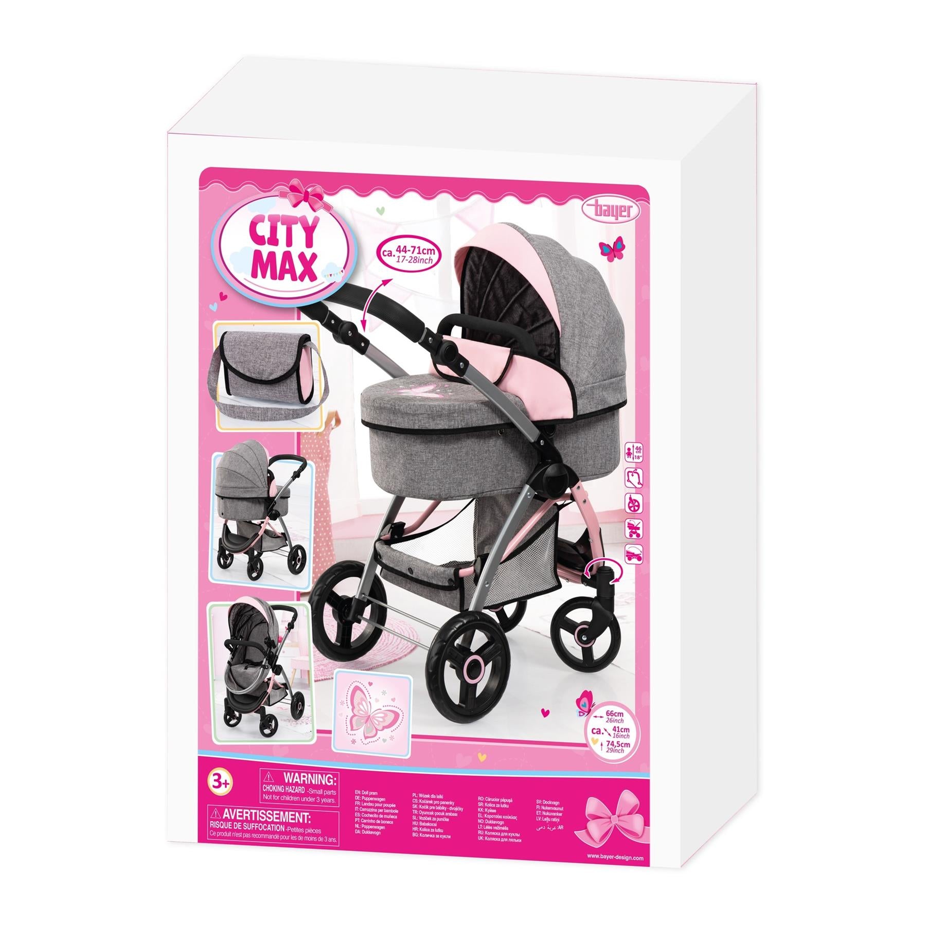Bayer City Max Doll Pram