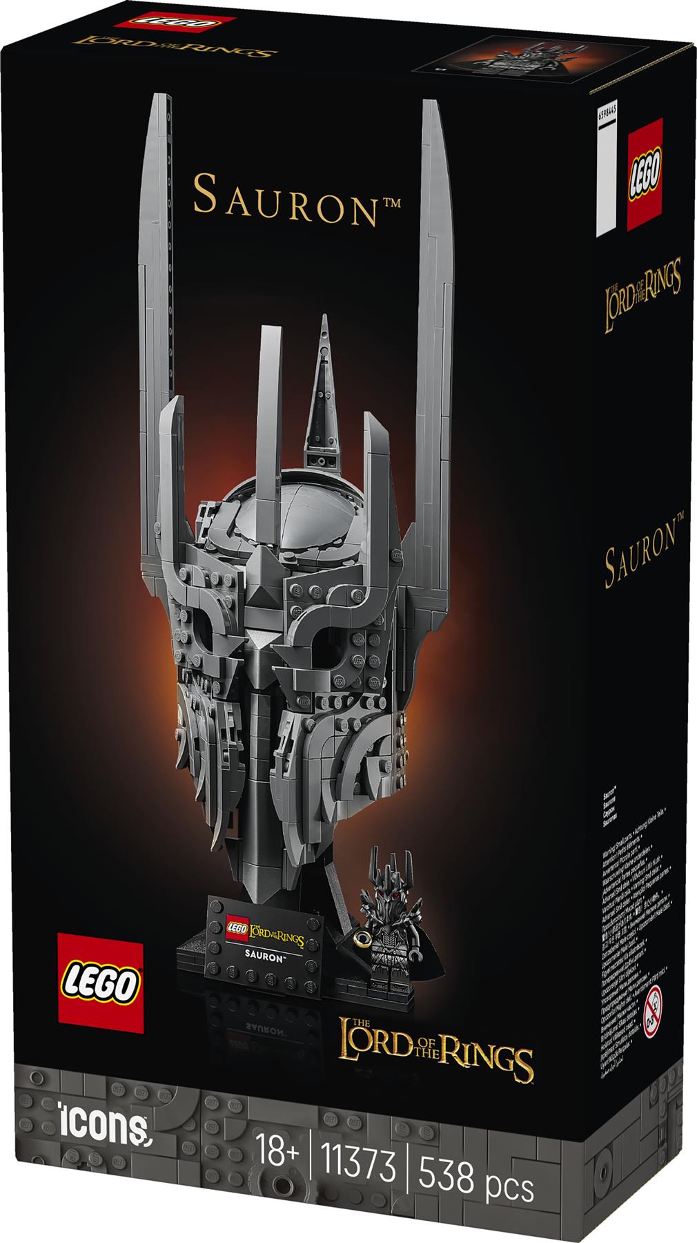 LEGO Icons The Lord of the Rings: Sauron’s Helmet 11373 Building Kit 11373