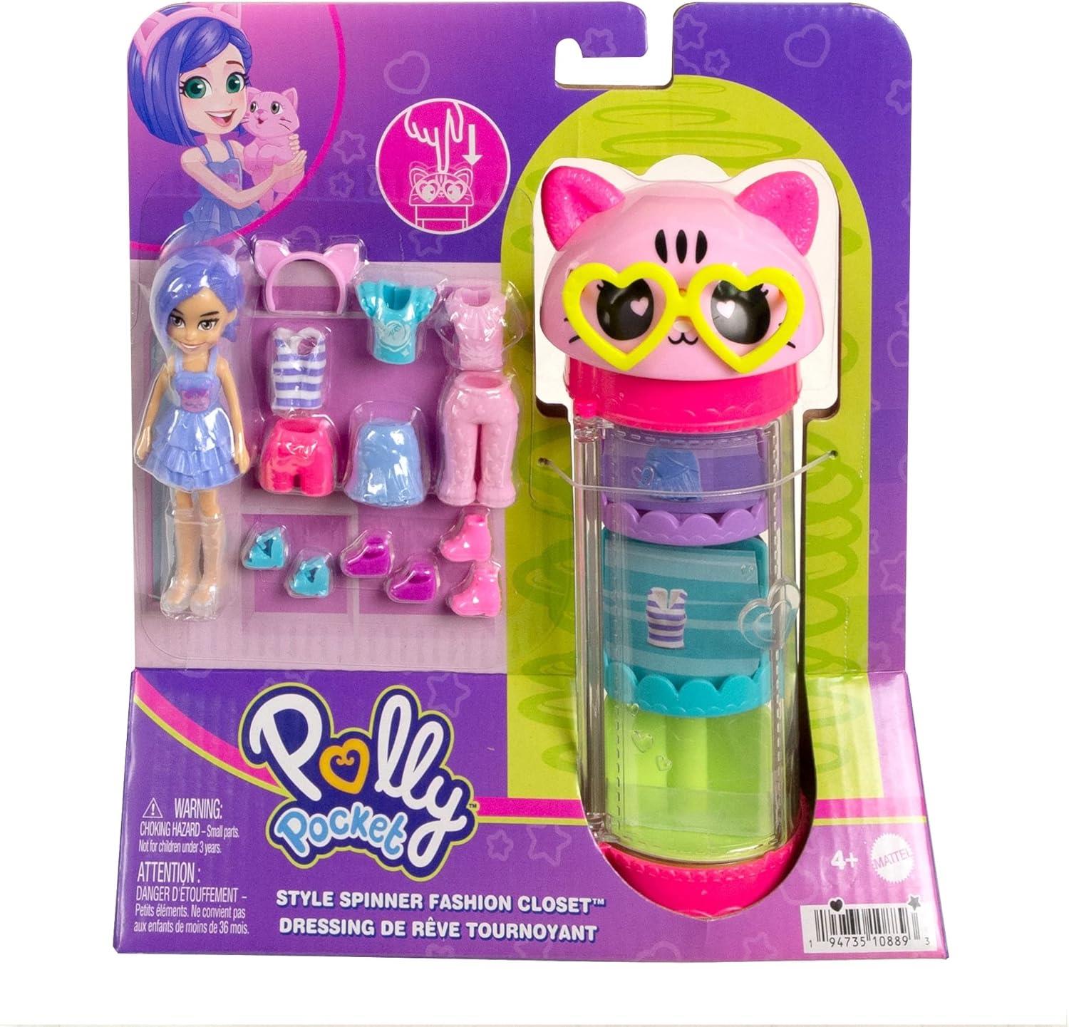 Polly Pocket Style Spinner Fashion Closet Assortment