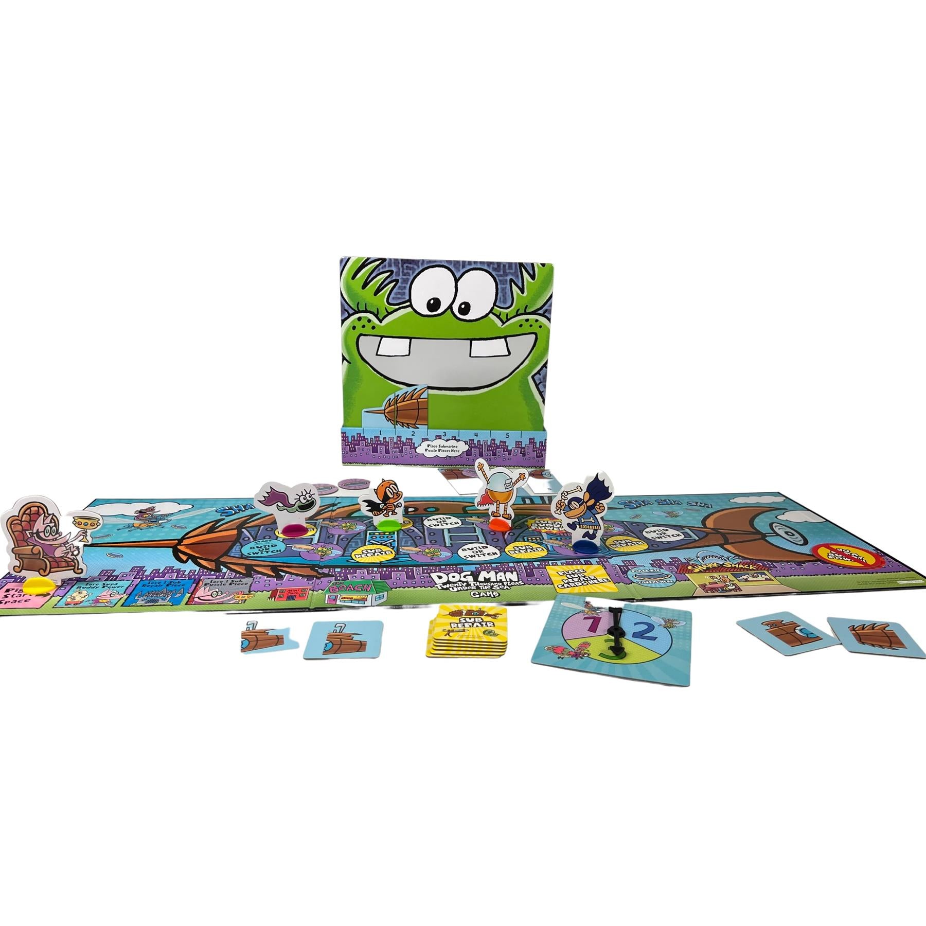 Dogman 20,000 Fleas Under The Sea Game Board Game