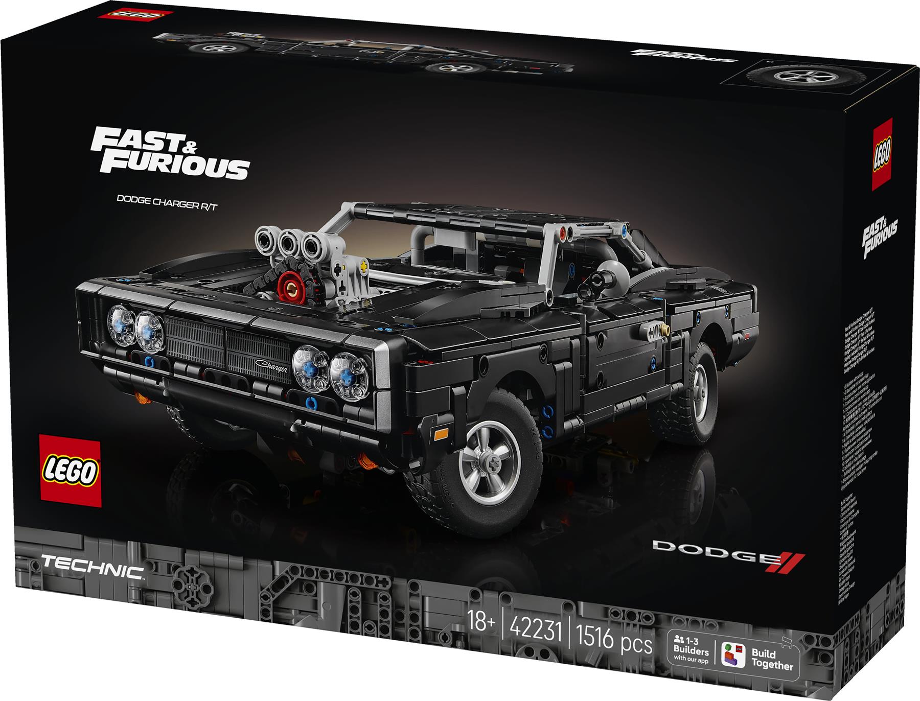 LEGO Technic Fast and Furious Dodge Charger R/T Car 42231