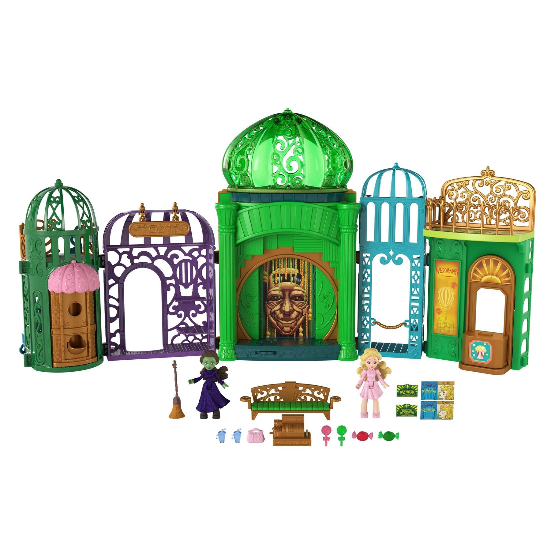 Wicked for Good Emerald City Small Doll Playset