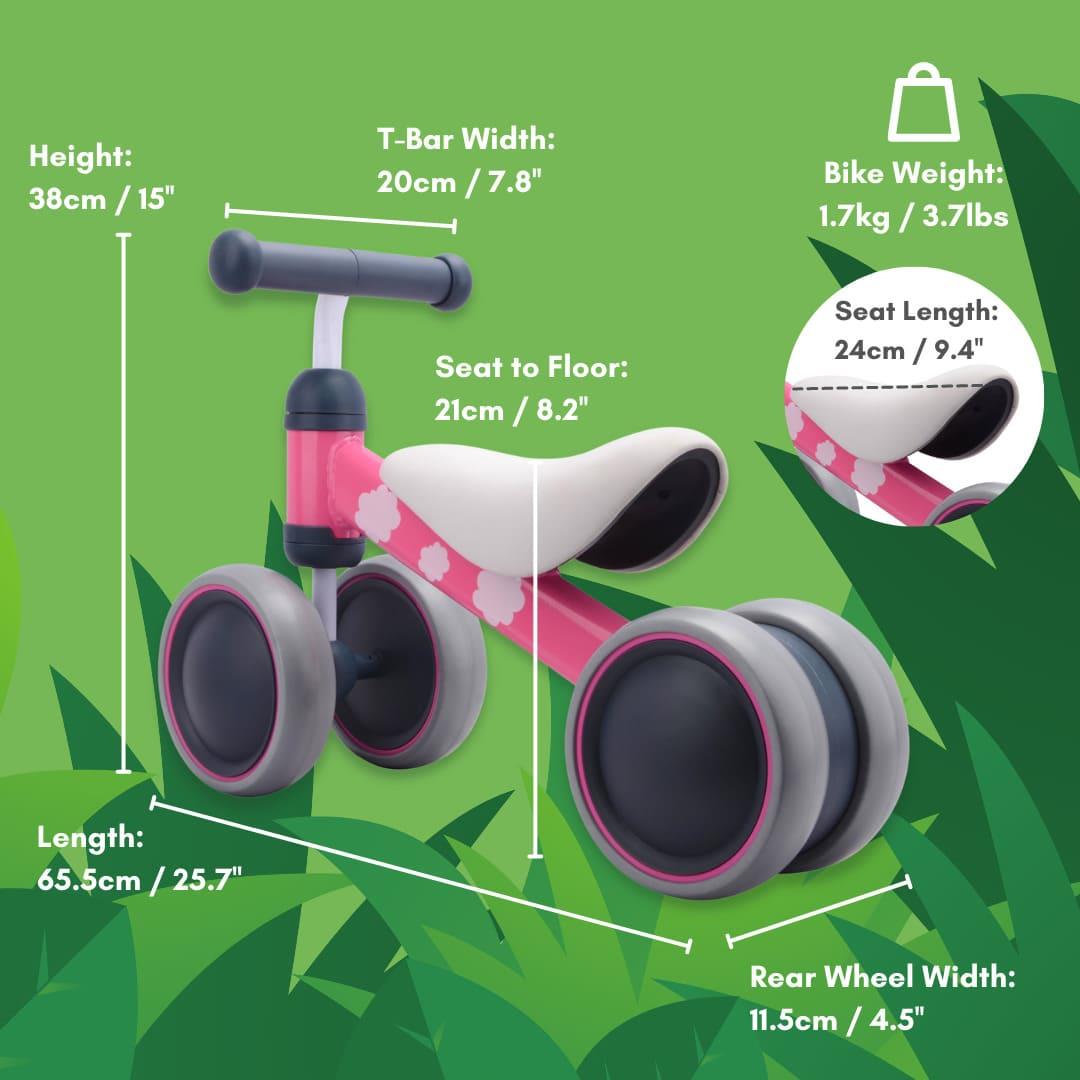 Boldcube Baby Balance Bike - Bonnie Bunny