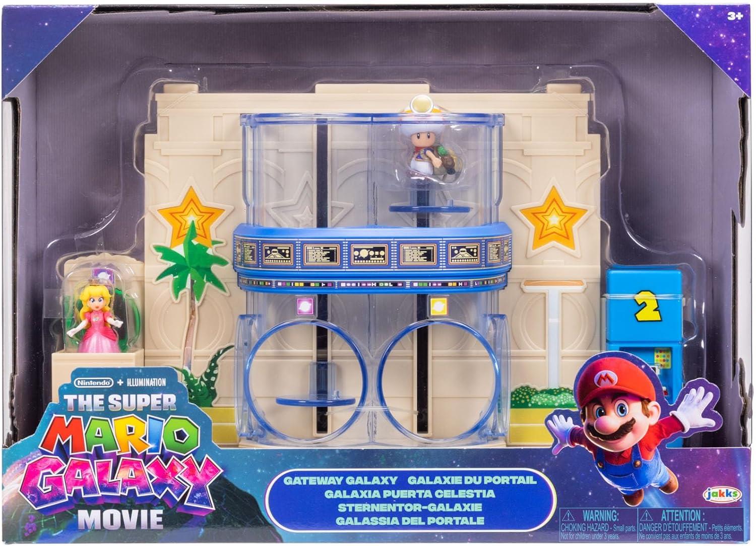 Super Mario Galaxy Movie Galaxy Gateway Diorama Playset