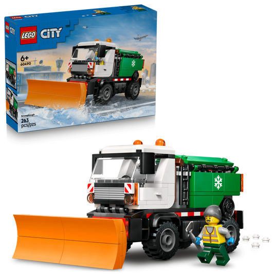 LEGO City Snowplough Truck Toy Building Set 60490