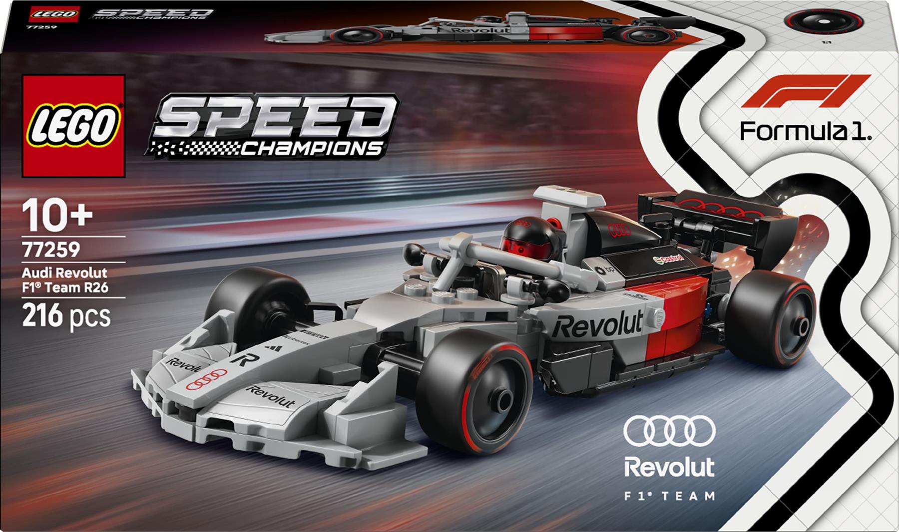 LEGO Speed Champions Audi Revolut F1 Team R26 Race Car 77259