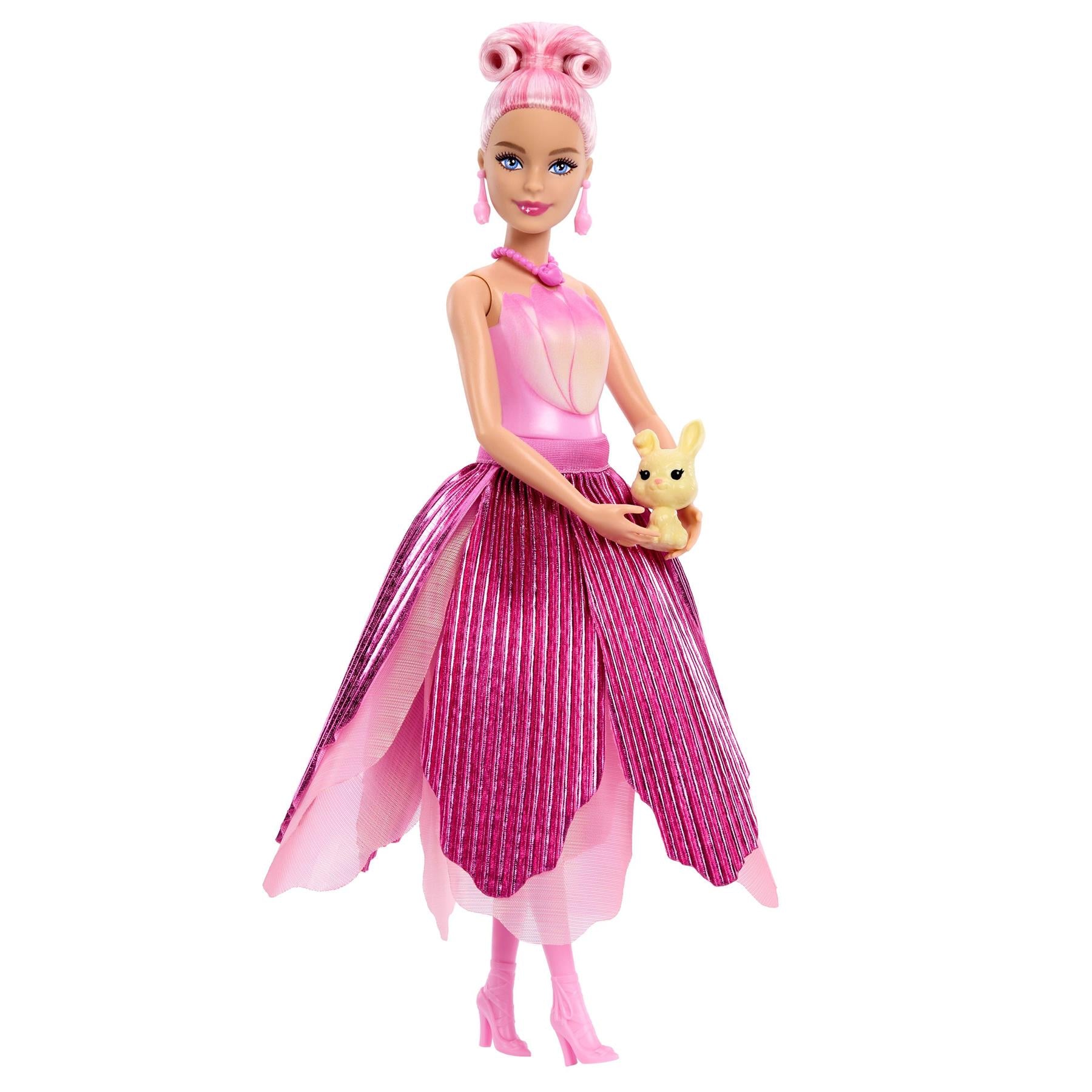 Barbie Petal Pop Scented Fashion Doll - Pink Tullip