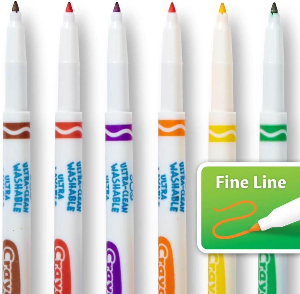 Crayola Ultra Clean Washable Markers - 40 Pack