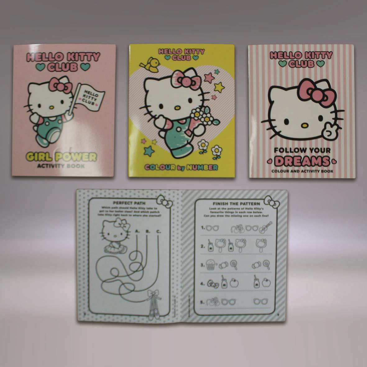 Hello Kitty Tin of Colouring Books & Stickers