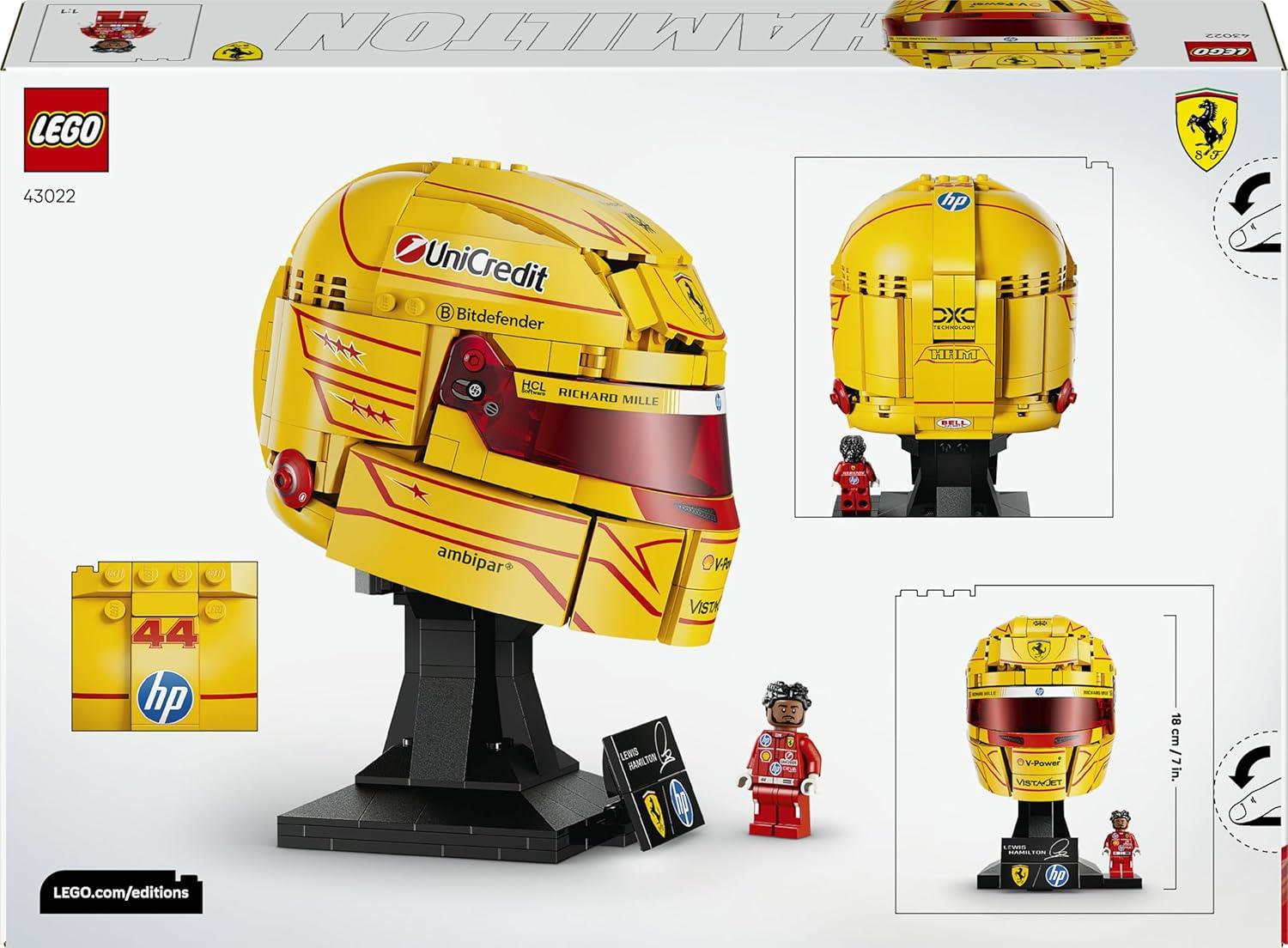 LEGO Scuderia Ferrari HP  Helmet - Lewis Hamilton 43022